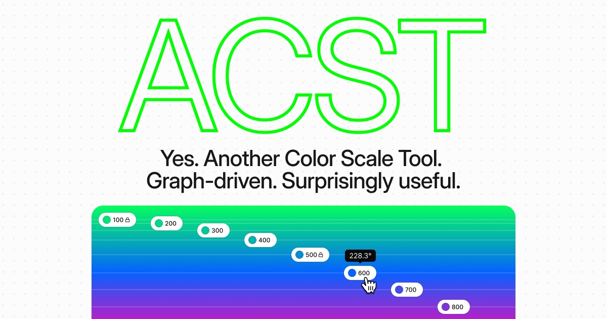 ACST — Another Color Scale Tool